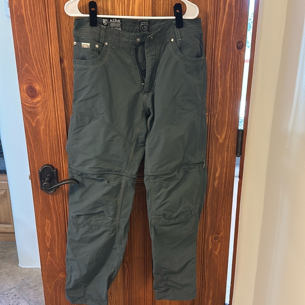 KUHL Liberator Convertible Pants - Hiking green Men's 32" x 32” Inseam